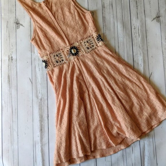 3/$20 Free People Daisy Cage Knit Dress - Picture 8 of 8